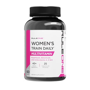 Rule 1 Women's Train Daily Multi-Vitamin 60 таб 001766 фото