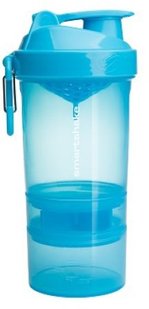 Smart Shake Original2GO 600 мл (Neon Blue) 002475 фото