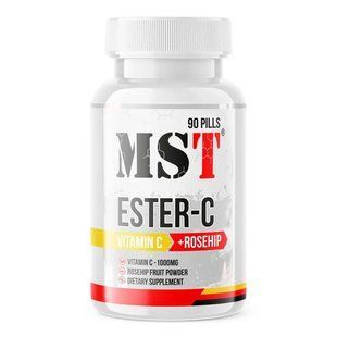 MST Ester-C Vitamin C + Rosehips 90 таб 2018 фото