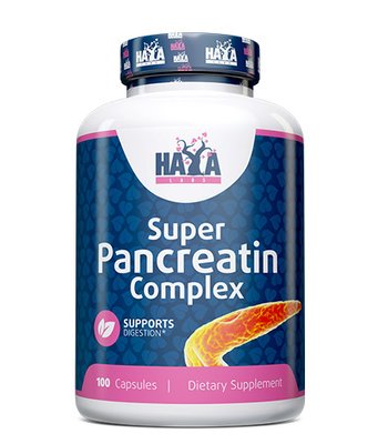 Haya Labs Super Pancreatin Enzymes 100 капс 002193 фото