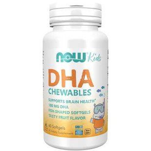 NOW Kids Chewable DHA 60 капс 2468 фото