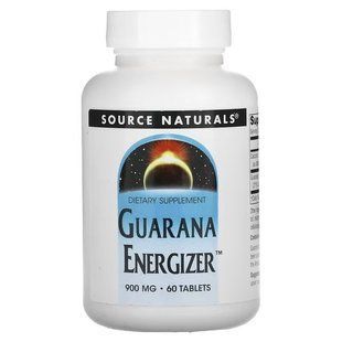 Source Naturals Guarana Energizer 900 mg 60 tab 3764 фото