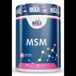Haya Labs MSM 500 mg 180 капс 2211 фото