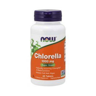 NOW Chlorella 1000 mg 60 таб 1167 фото