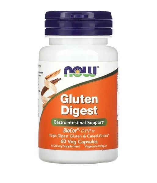 NOW Gluten Digest Enzymes 60 caps 3375 фото