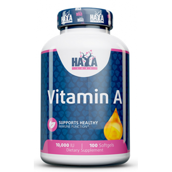 Haya Labs Vitamin A 10,000 IU 100 софтгель 002873 фото
