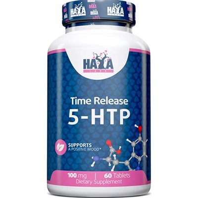 Haya Labs 5-HTP Time Release 100 mg 60 таб 002218 фото