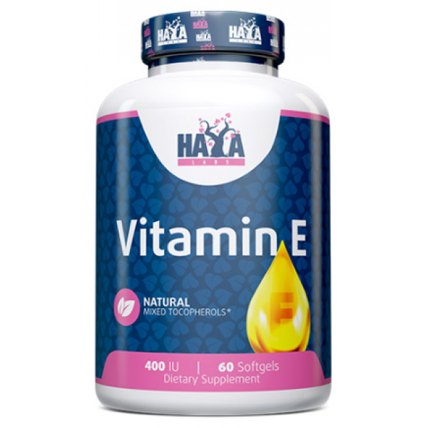 Haya Labs Vitamin E Mixed Tocopherols 400 IU 60 софт гель 002666 фото