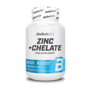 BioTech Zinc + chelate 60 таб 001472 фото