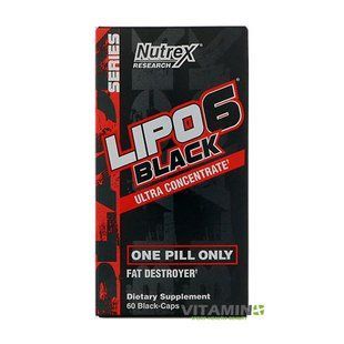 Nutrex Lipo-6 Black Ultra Concentrate 60 капс 1236 фото