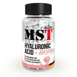 MST Hyaluronic Acid + Biotin 90 капс 001829 фото