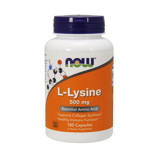 NOW L-Lysine 500 mg 100 таб 001194 фото