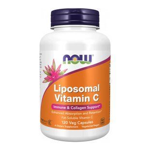 NOW Liposomal Vitamin C 120 vcaps 4495 фото