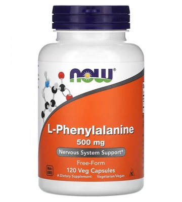 NOW L-Phenylalanine 500 mg 120 капс 002908 фото