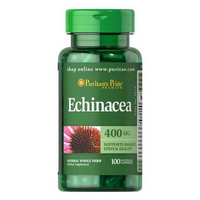 Puritans Pride Echinacea 400 mg 100 капс 002754 фото