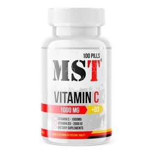 MST Vitamin C 1000 + D3 2000 IU 100 таб 2293 фото