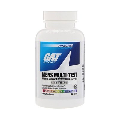 GAT Mens Multi + Test 60 таб 001717 фото