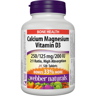 Webber Naturals Calcium Magnesium Vitamin D3 200 200 capl 002727 фото