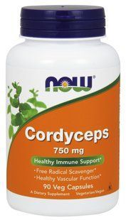 NOW Cordyceps 750 mg 90 vcaps 3577 фото