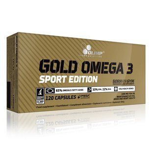 Olimp Gold Omega-3 Sport Edition 120 капс 1268 фото