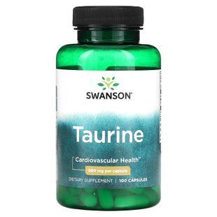 Swanson Taurine 100 caps 3801 фото