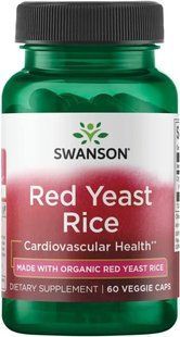 Swanson Red Yeast Rice 600 mg 60 caps 4193 фото