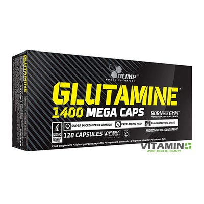 Olimp L-Glutamine 1400 Mega Caps 120 капс 001266 фото