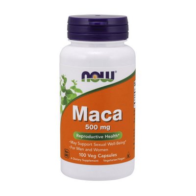 NOW Maca 500 mg 100 капс 001203 фото