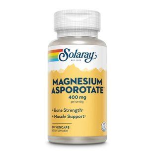 Solaray Magnesium Asporotate 400 mg 60 caps 4050 фото