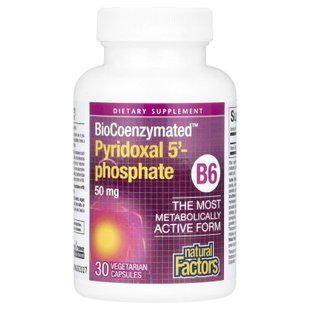 Natural Factors Pyridoxal-5-phosphate B6 30 caps 4305 фото