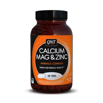 QNT Calcium Mag & Zinc 60 таб 001529 фото