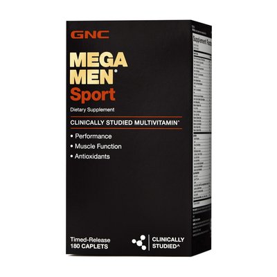 GNC Mega Men Sport 180 капс 001664 фото