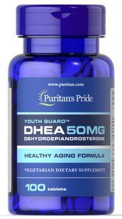 Puritans Pride DHEA 50 mg 100 таб 1336 фото