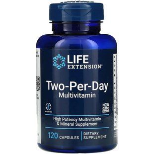 Life Extension Two-Per-Day Multivitamin 120 tablets 4264 фото