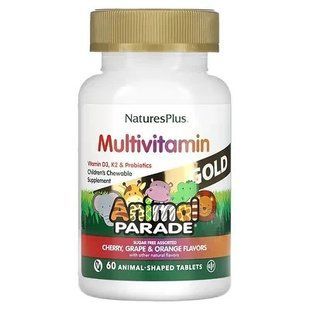 NaturesPlus Multivitamin Animal Parade Gold 60 таб 3870 фото