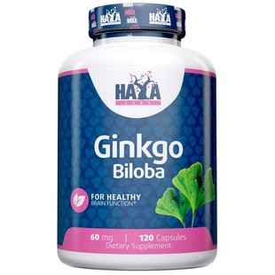 Haya Labs Ginkgo Biloba 60mg 120 капс 002219 фото