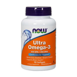 NOW Ultra Omega 3 90 софтгель 001770 фото