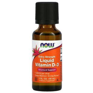 NOW Liquid Vitamin D-3 1000 IU 30 ml 3440 фото