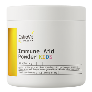 Ostrovit Pharma Immune Aid Powder KIDS 100 g - малина 4039 фото