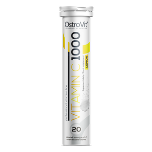 Ostrovit Vitamin C 1000 mg 20 tabs - лимон 4037 фото